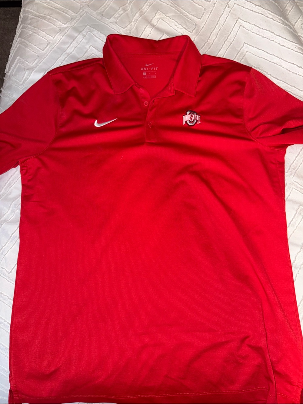 Nike Red Ohio State Polo